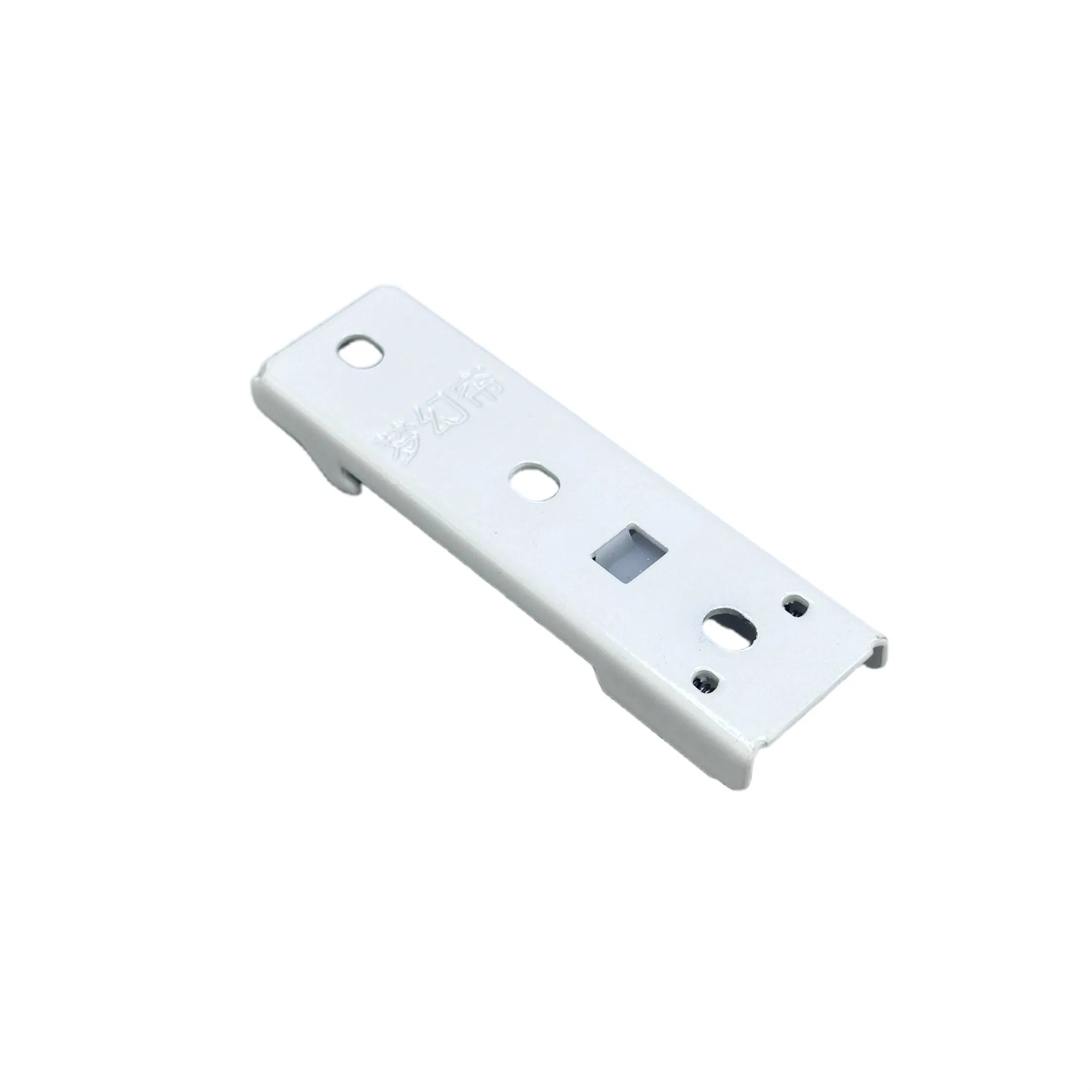 Safe Convenient Metal Two Layers Curtain Track Ceiling and Side Mounting Bracket