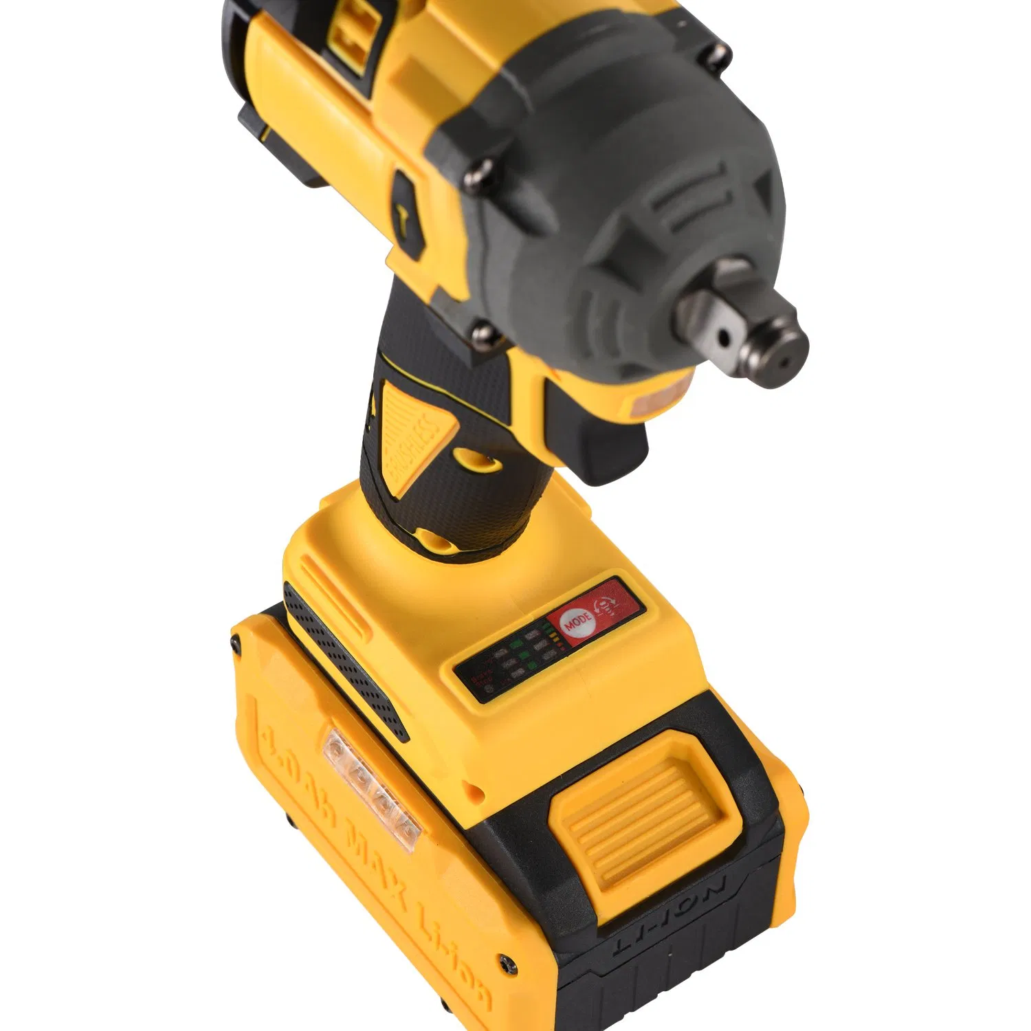 Cordless Electric Adjustable Brushless Impact Wrench Tool for Cars