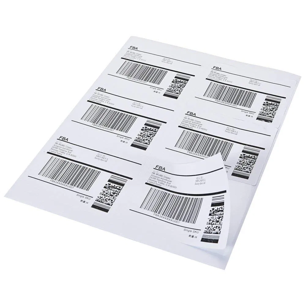 Self Adhesive 4X6 Shipping Labels Thermal Shipping Labels Thermal Transfer Labels for Packaging