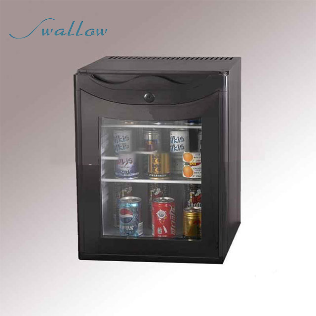Swallow Hotel Use Small Mini Bar Fridge, View Glass Door Mini Bar Fridge