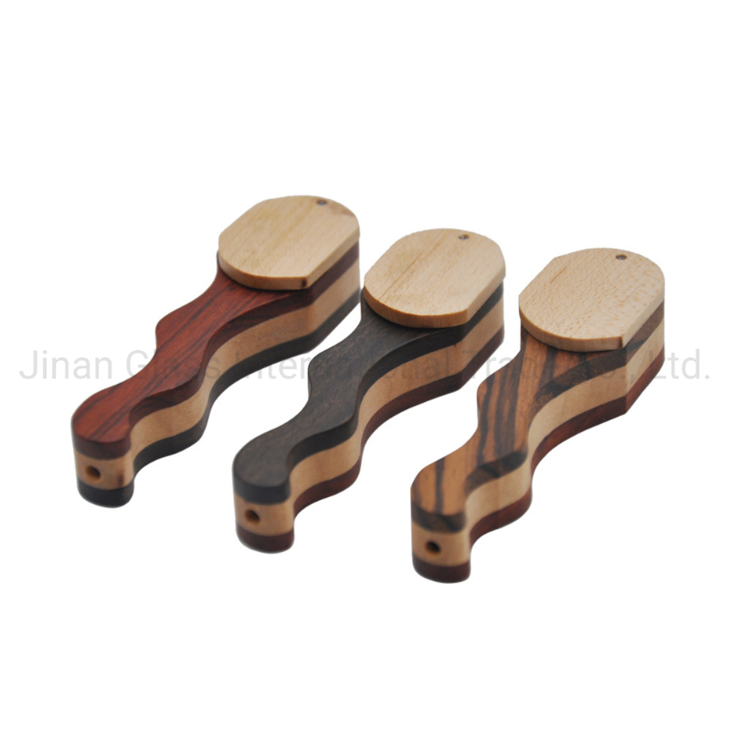 2021 New Wooden Pipe Handmade Wood Curved Single Hole Cigarette Holder
