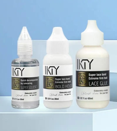 Custom Logo Melting Spray Glue Clear Wig Glue Adhesive Hair Lace Glue Gel and Tape Remover Spray with Wig Install Kit
