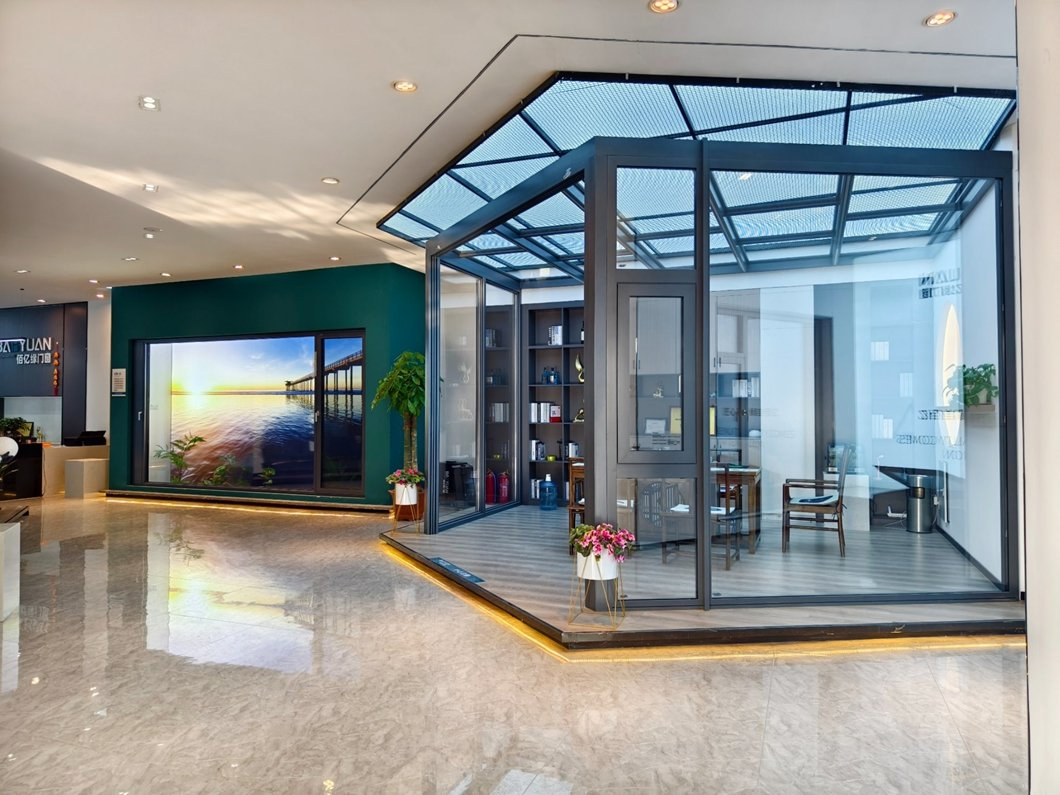 High Quality Automatic Operators Aluminium Frame Double Glazing Glass Sliding Door for Hotel Apartment Villa