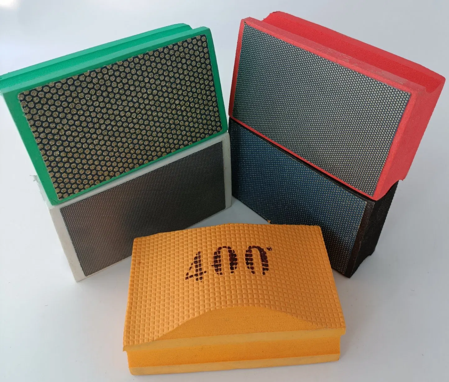 Electroplated Diamond Hand Polishing Pads Foam