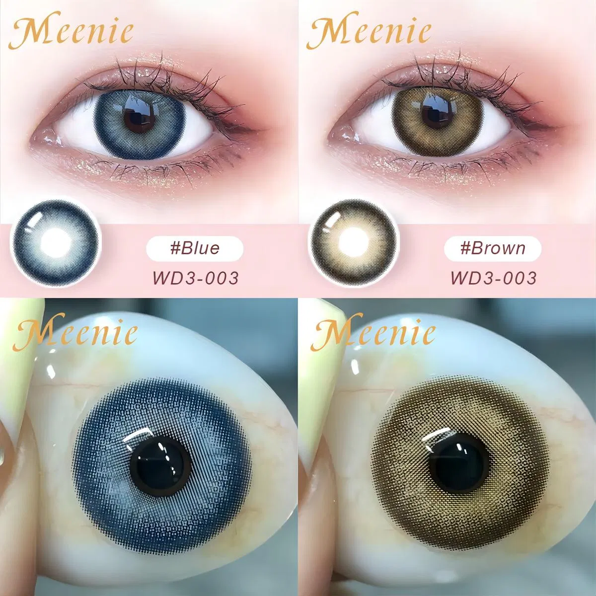 Eye Color Contact Lens Factory Price 2025 New Color Lenses in Stock Can Custom and OEM
