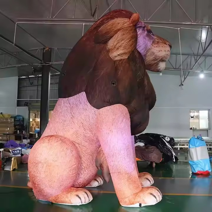 Boyi Custom Advertising Inflatables Giant Inflatable Lion Inflatable Jungle Lion