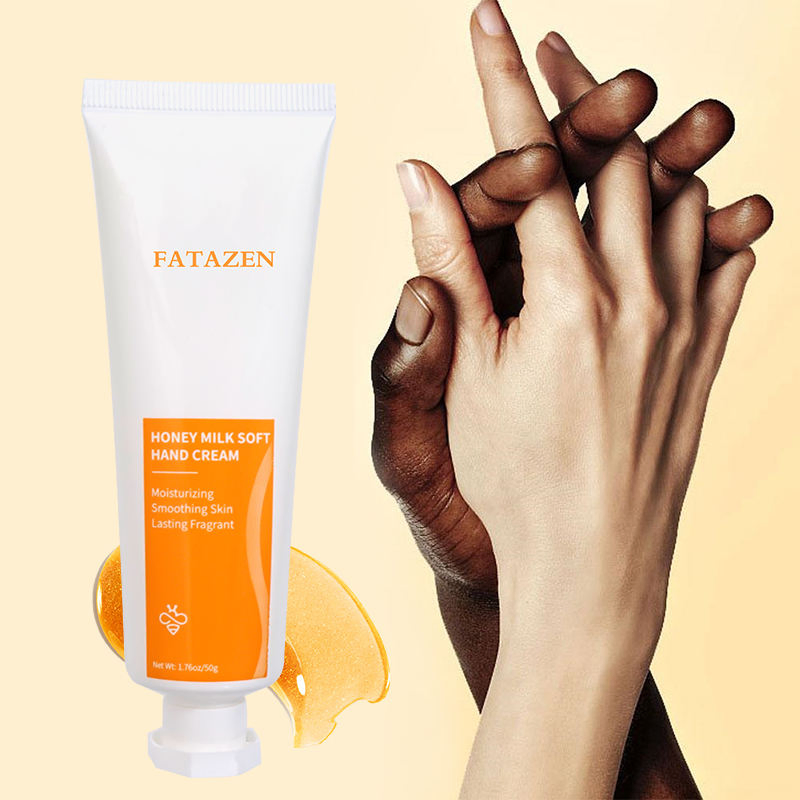Private Label Organic Whitening Body Lotion Moisturizing Hand Cream OEM ODM Natural Shea Butter Milk Honey Repairing Hand Cream