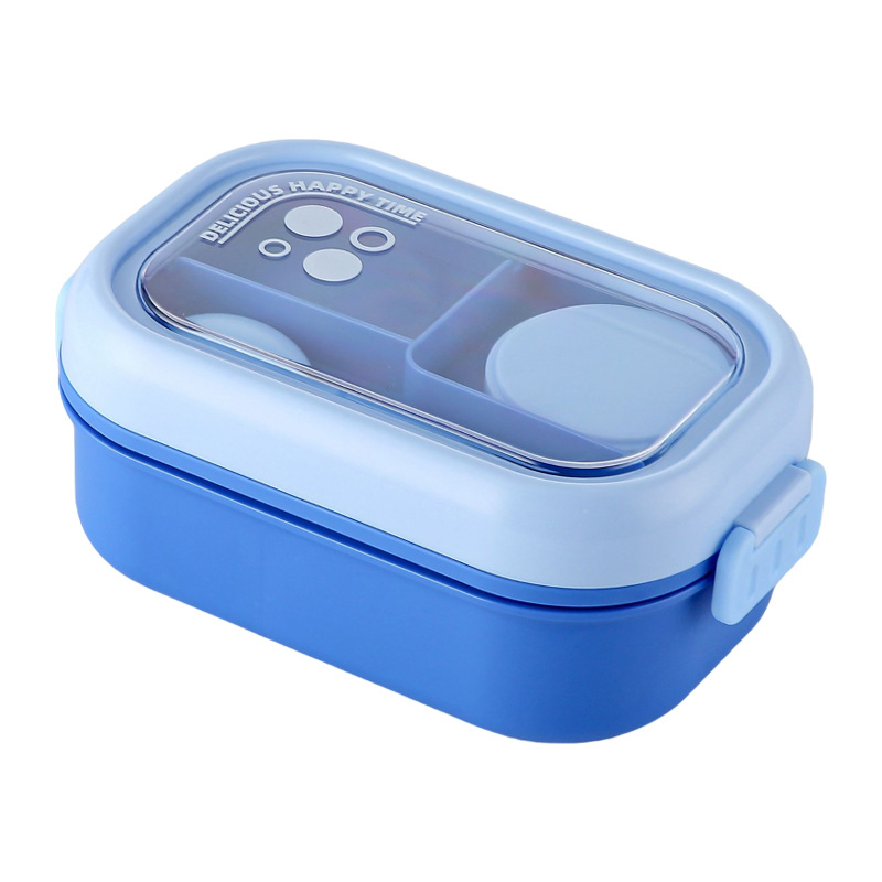 Trendy Portable Large-Capacity Microwave-Safe Lunch Box for Students
