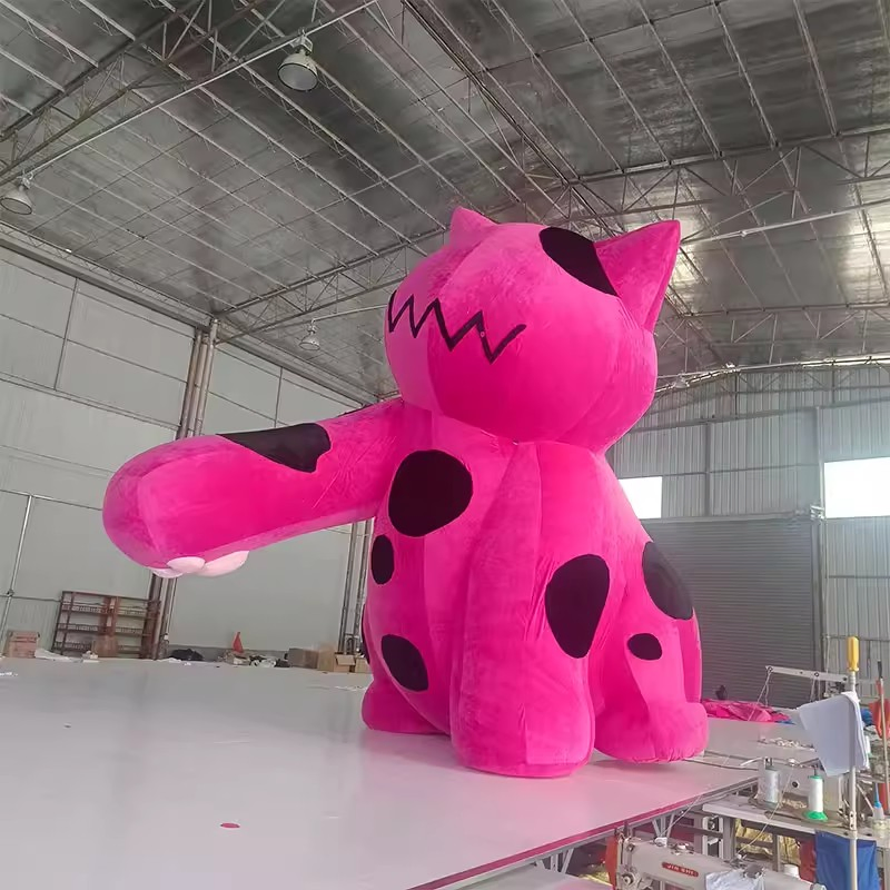 Boyi Giant Inflatable Lucky Cat Cartoon Inflatable Plush Cat