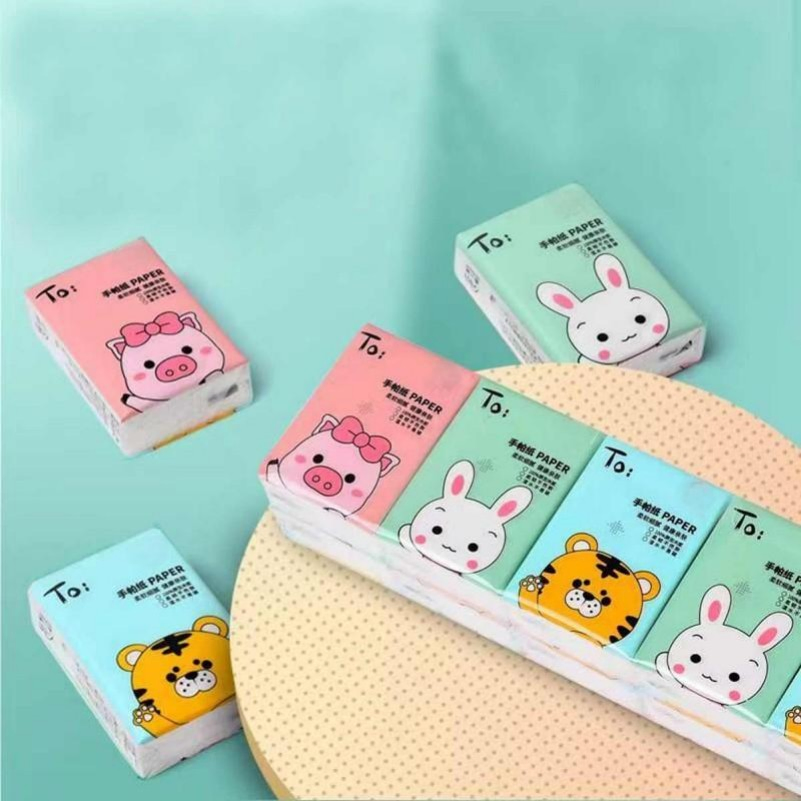 Facial Tissue Factory Direct Ultra Soft Virgin Pulp Facial Tissue 3 Ply Pocket Tissue for Home and Travel