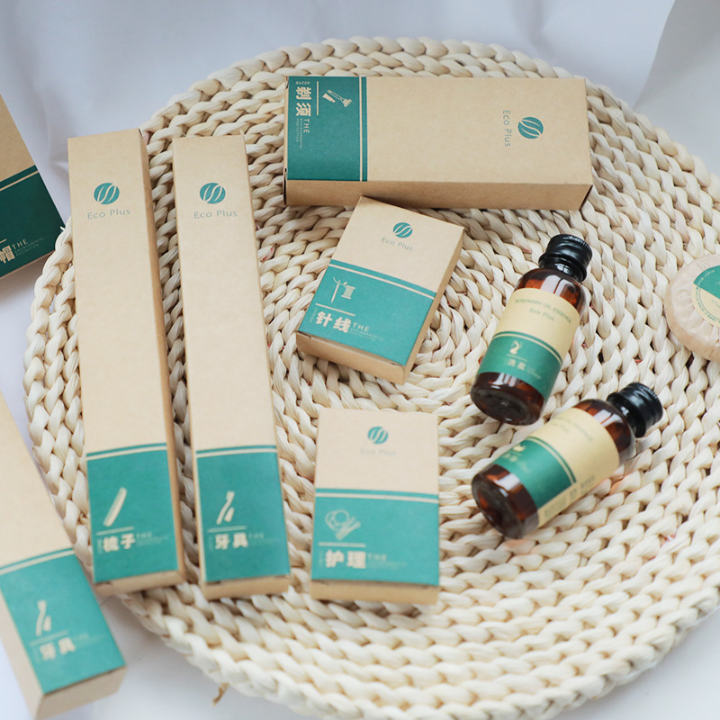 Wholesale Promotion Recycle Paper Box Hotel Amenities for Guestroom Use