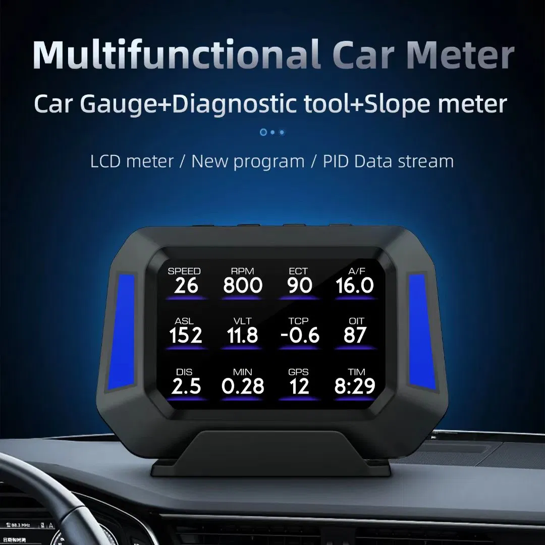 P21 Auto Electronics OBD2 Speedometer with Multi-Language Display and On-Board Speed Monitoring