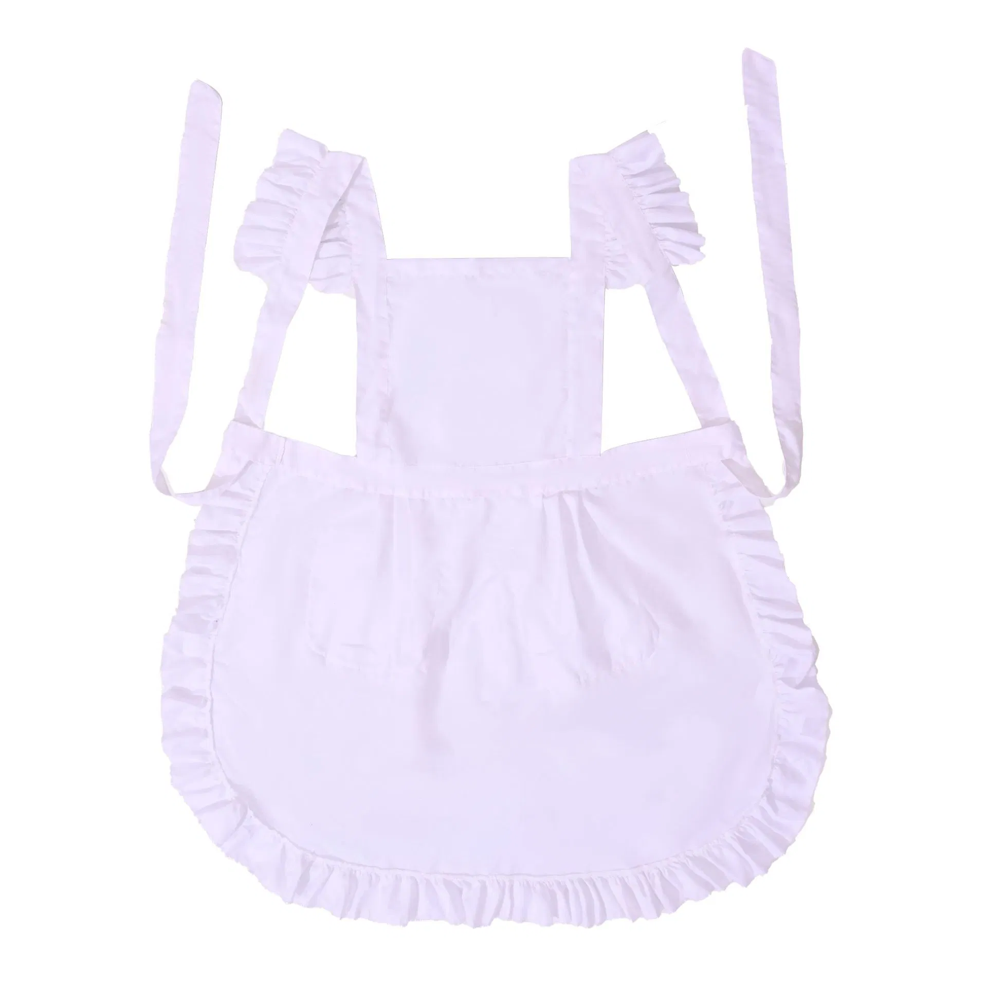 Home Floral Apron, Long and Cute Polyester Fabric, Mostly Used for Work, Outdoor Coffee Shops and Hotels