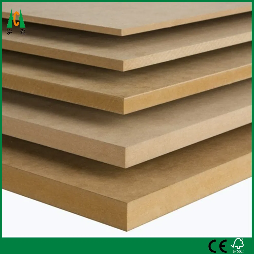 1220*2440*18mm Raw/Plain MDF Board with High Quality for The Furniture