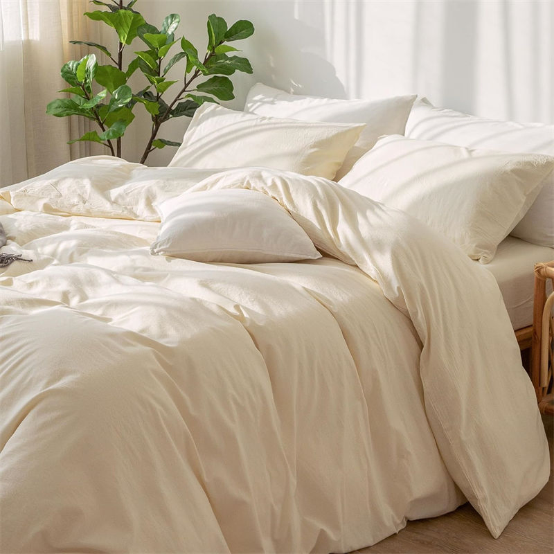 Government Stocks Reserve 100% Washed Cotton Duvet Cover Set Easy Care Rescue Disaster Dorm Room Bedding Sets Soft Comfortable Hypoallergenic