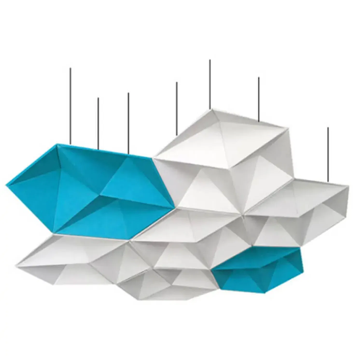 High Density Dust-Proof Polyester Fiber Acoustic Panel Felt Decorative Sound Absorbing Ceiling Acoustic Panel