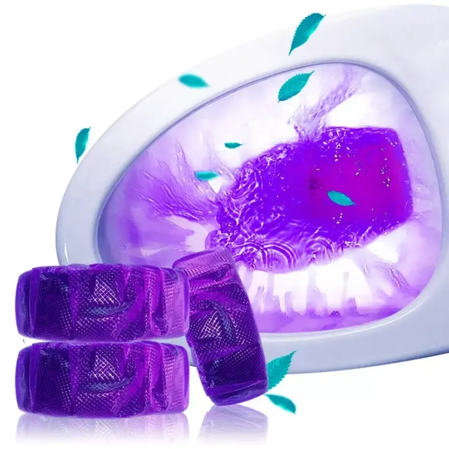 Air Fresheners Blue Purple Automatic Toilet Bowl Cleaner Ball