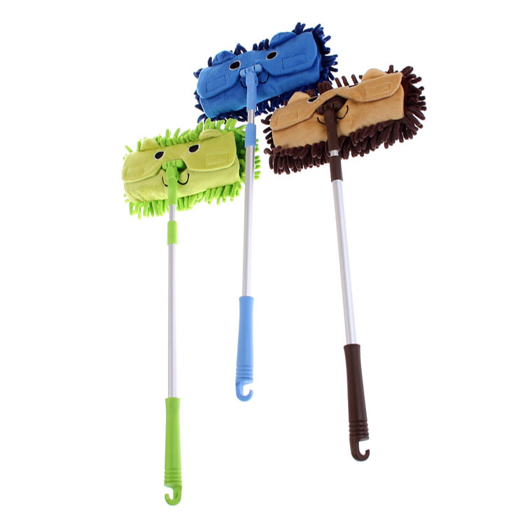 Versatile Microfiber Mop with Adjustable Handle for Easy Use