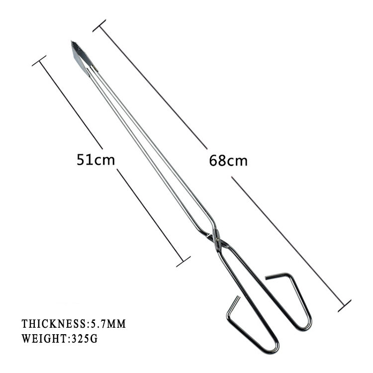 Futeng Kitchen and Restaurant Multi Functional Barbecue Tool Scissors Service Pliers Barbecue Charcoal Clip