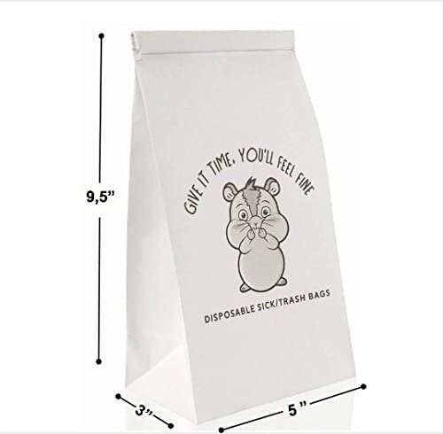 Disposable Sick Airsickness Travel Vomit Air Sickness Paper Bags