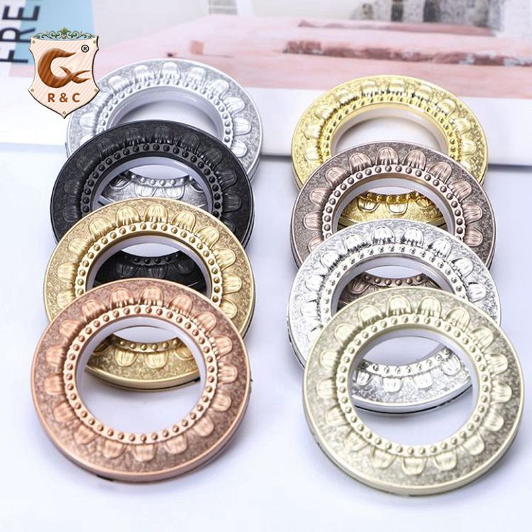 Factory Wholesale High Quality Plastic Curtain Eyelet Rings for Window Decoration