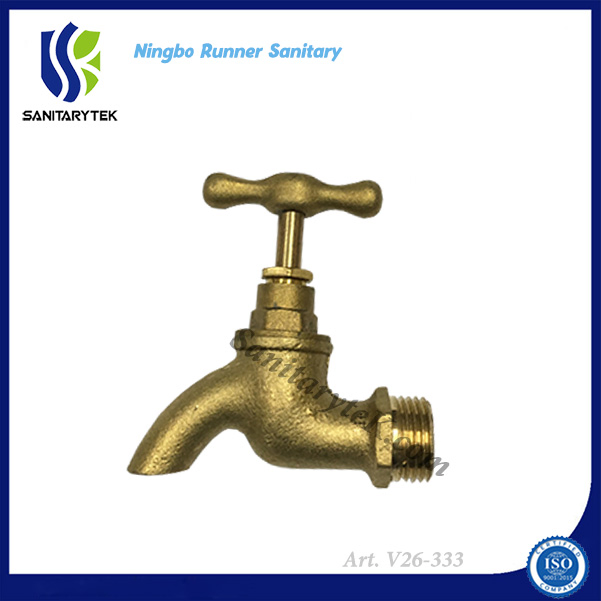 Brass Handle Bibcock Tap for Water (V26-324)
