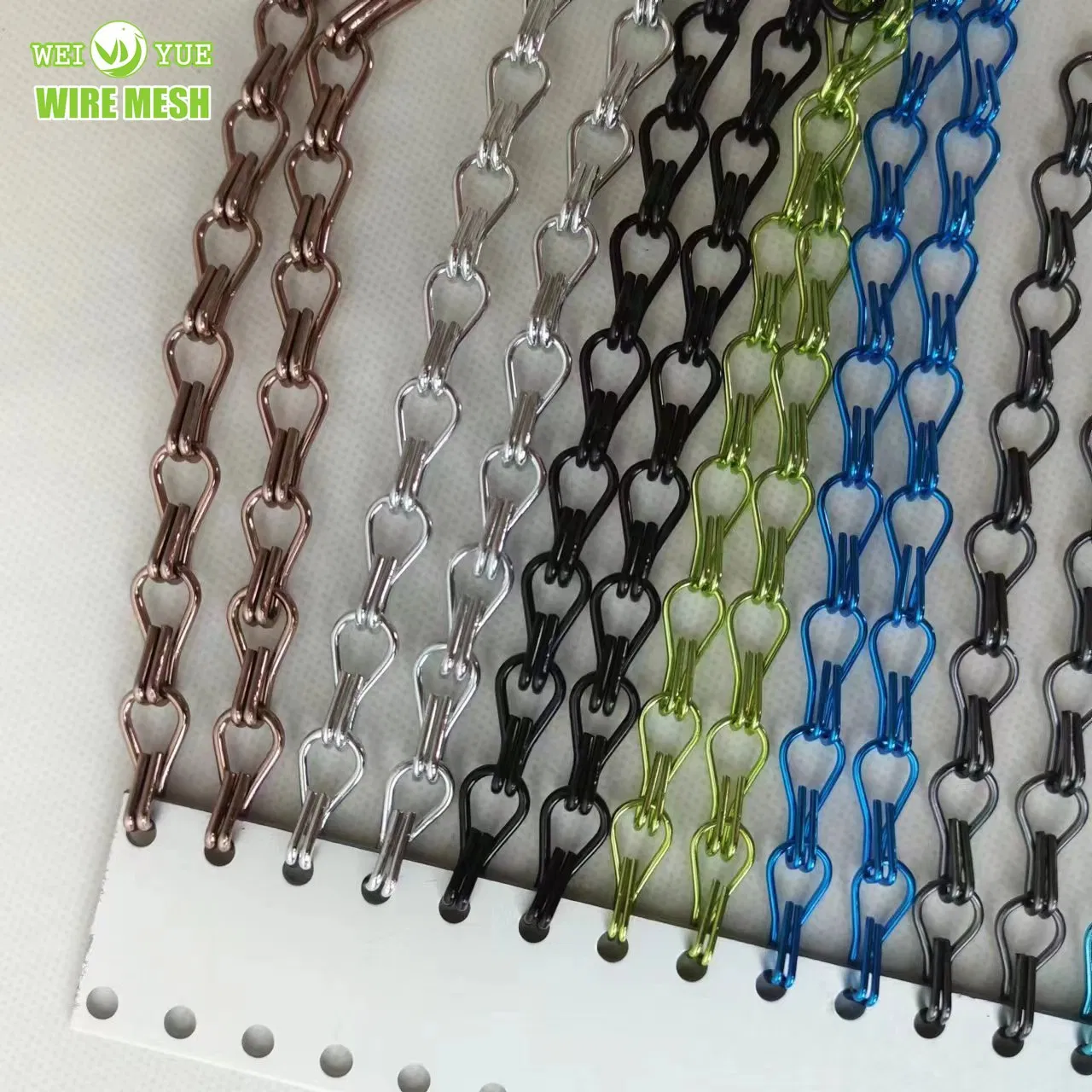 Factory Sale High Quality Chainmail Ring Metal Mesh Curtains Stainless Steel Decorative Ring Mesh Space Dividers