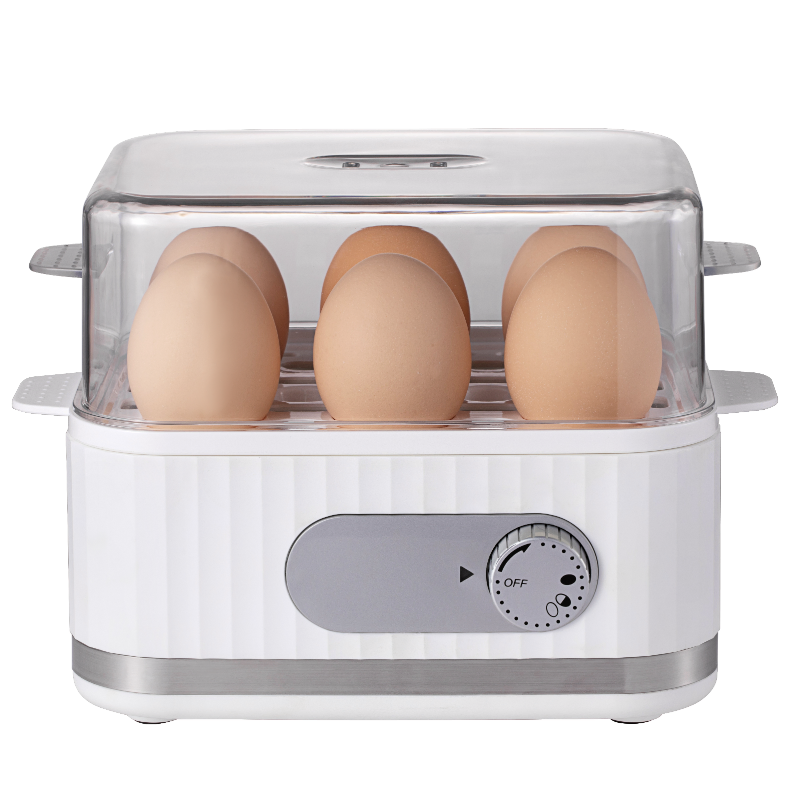 6-Egg Electric Egg Cooker with Auto Shut-off Feature