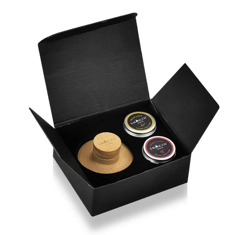 Набор для копчения коктейлей с 4 видами щепы