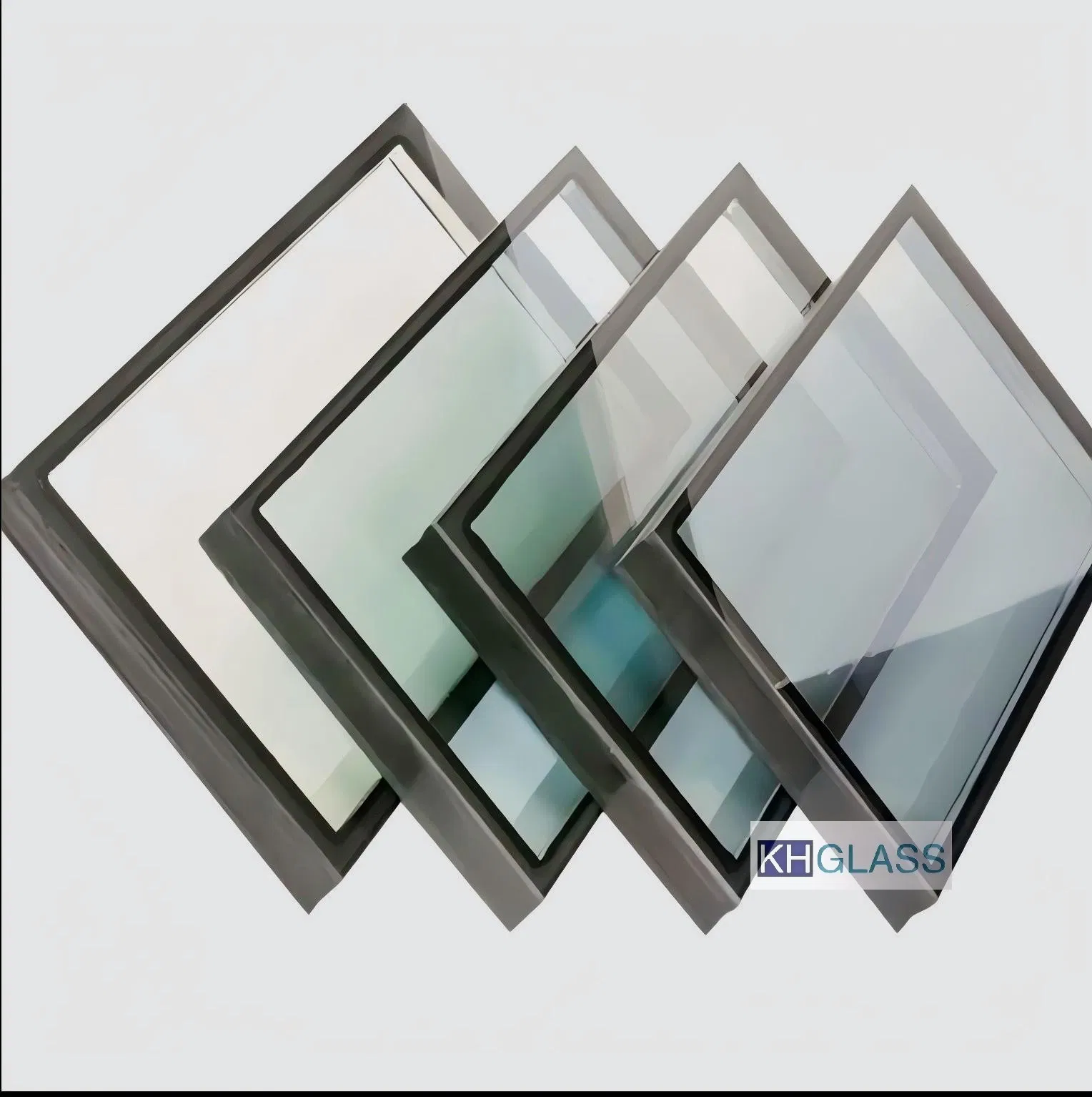 Curved Insulated Glass 9 Air Levels 5mm Thickness for Modern Spaces