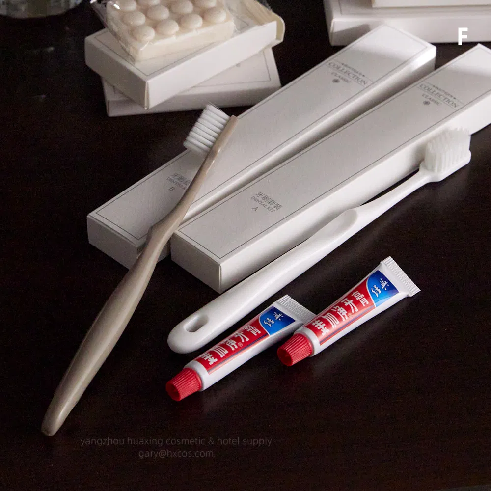 Disposable High Quality Hotel Toothbrush with Custom Logo and Premium Hotel Amenity