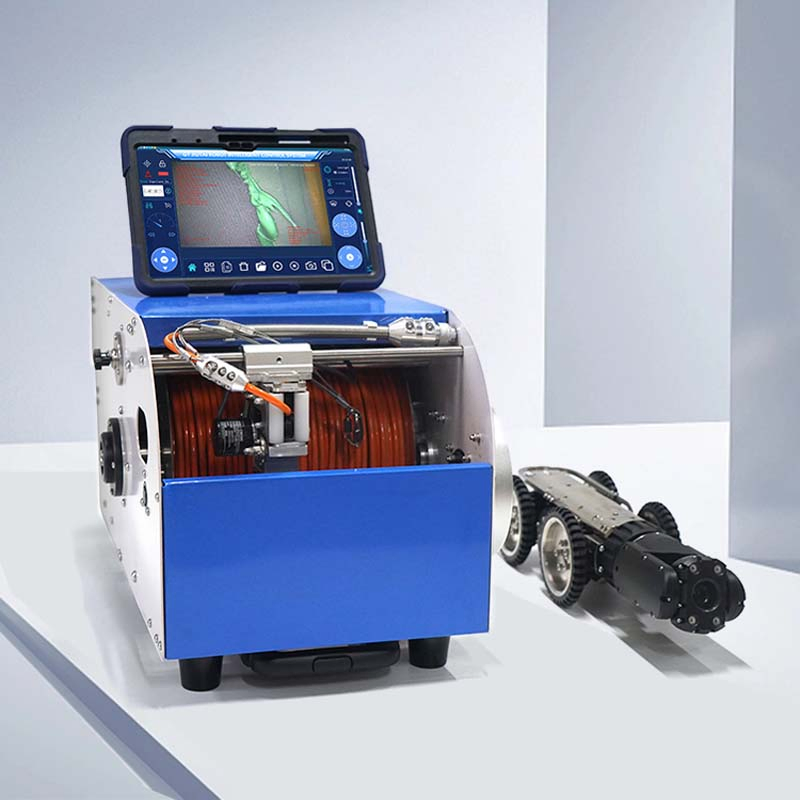 IP68 Night Vision Municipal CCTV Pipe Crawler Multifunction Sewer Camera