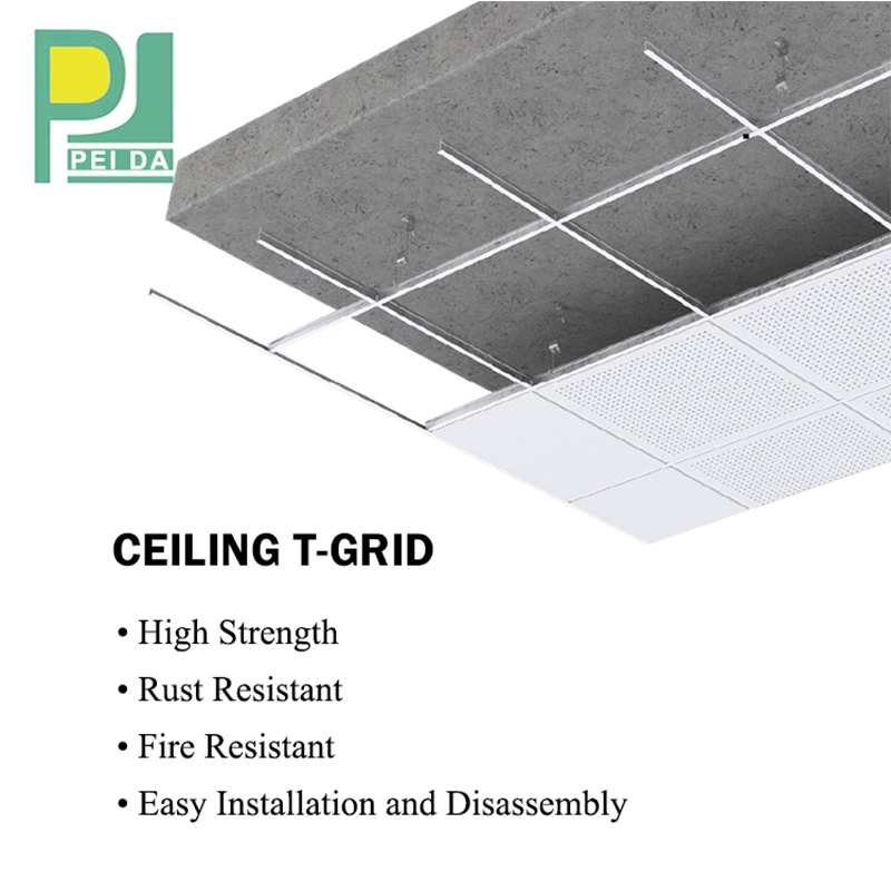 High Quality Gypsum Ceiling Keel T Bar Suppliers Suspension System