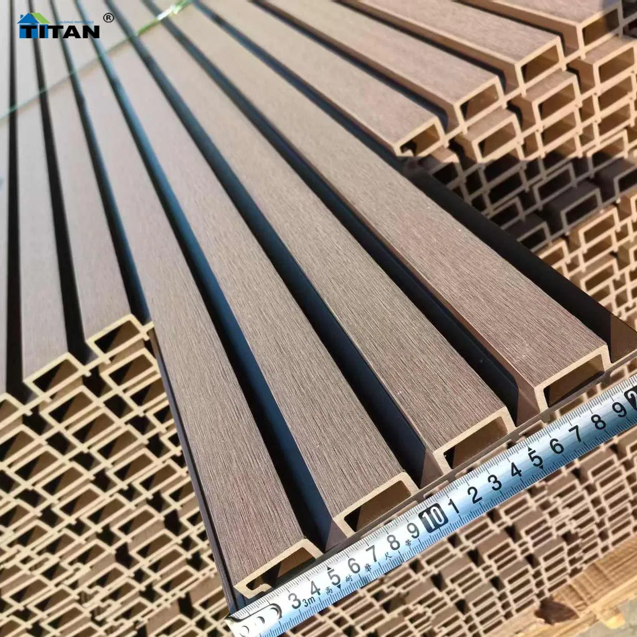 Alternative External Wood PVC Interior Wall Paneles Pared Wandpaneel PVC Plates Charcoal
