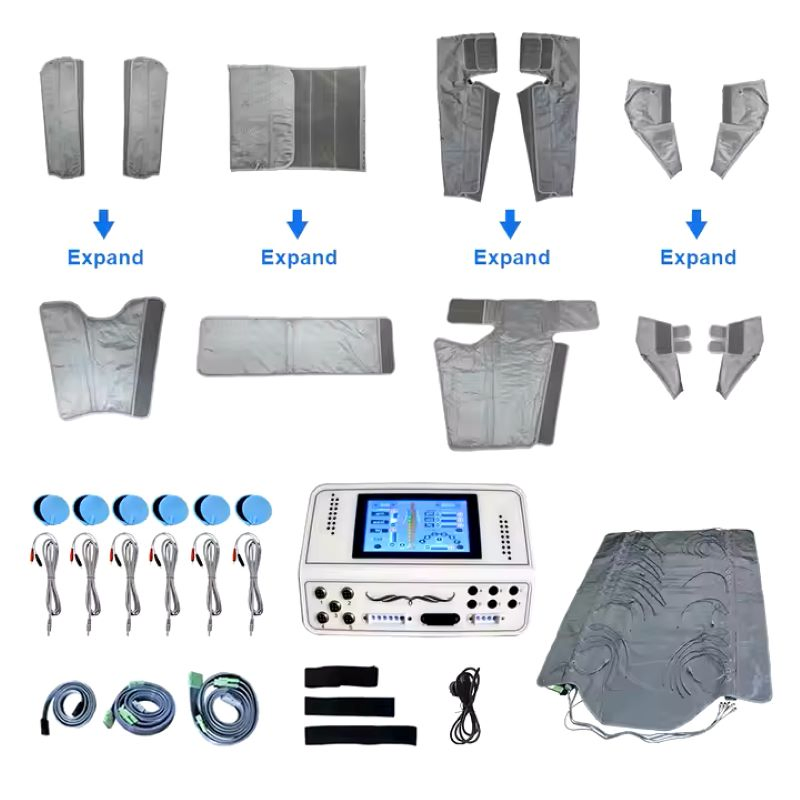 3 in 1 Full Body Air Presurre Massager Suit Lymphatic Drainage Pressotherapy Machine