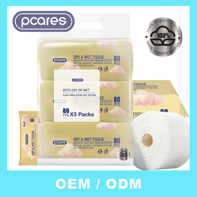 ODM Eco-Friendly Disposable Face Towels for Daily Skincare Routine