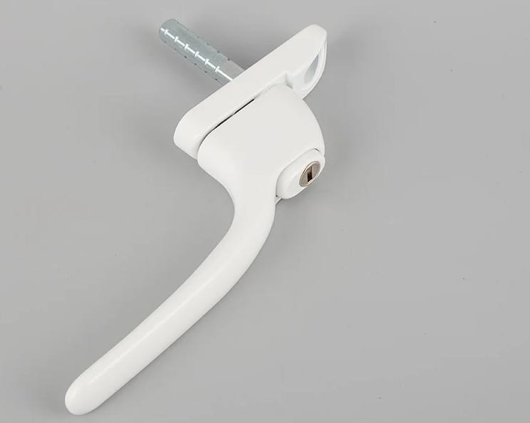 Zinc White UPVC Aluminium Alloy Casement Window Handle