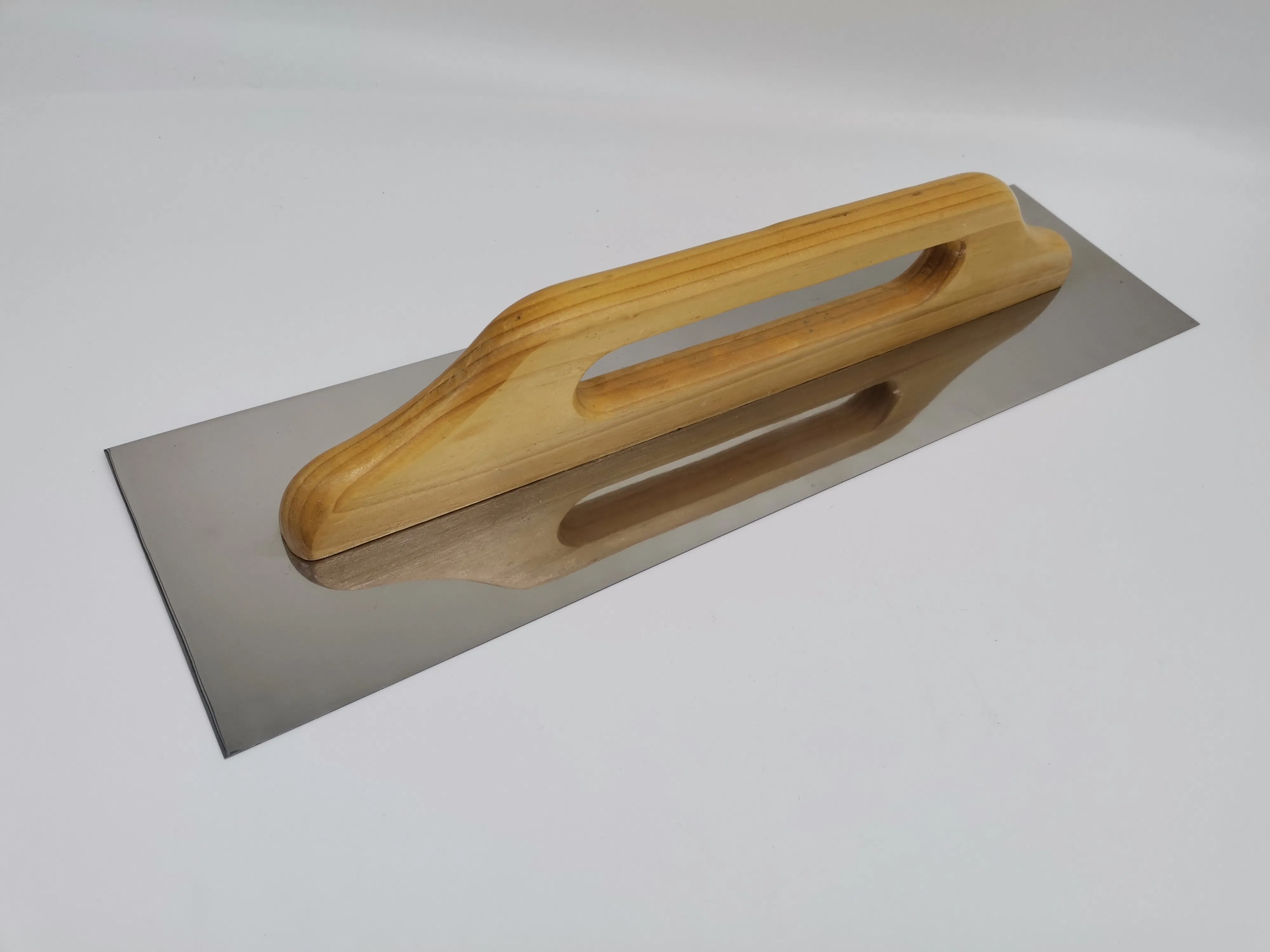 Stainless Steel Jumbo Plastering Trowel with Wooden Handle