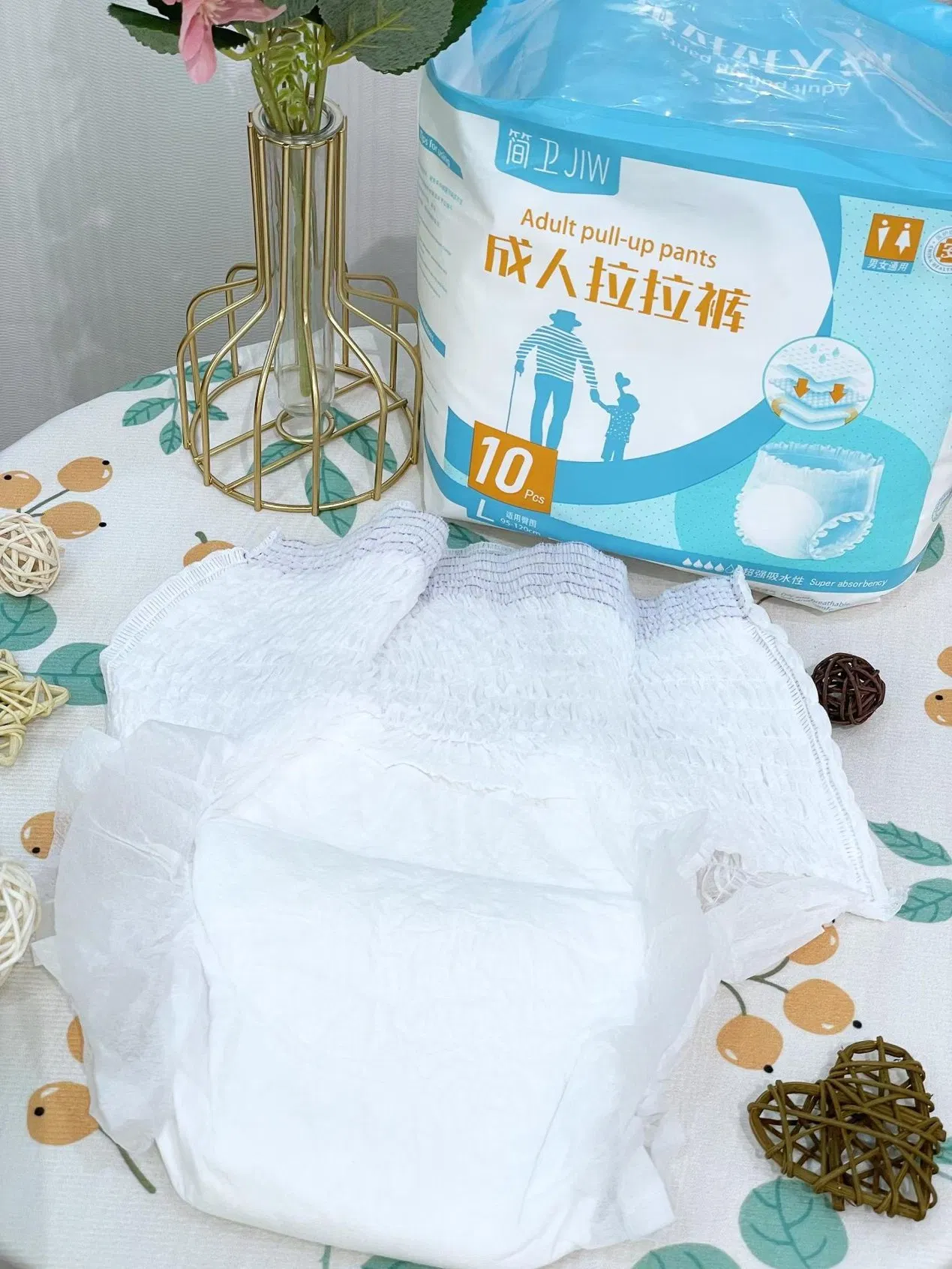 Free Sample Medical Hospital Super Absorption OEM ODM Cheap Wholesale Diaper Pant Nappy Disposable Pull up Adult Diaper