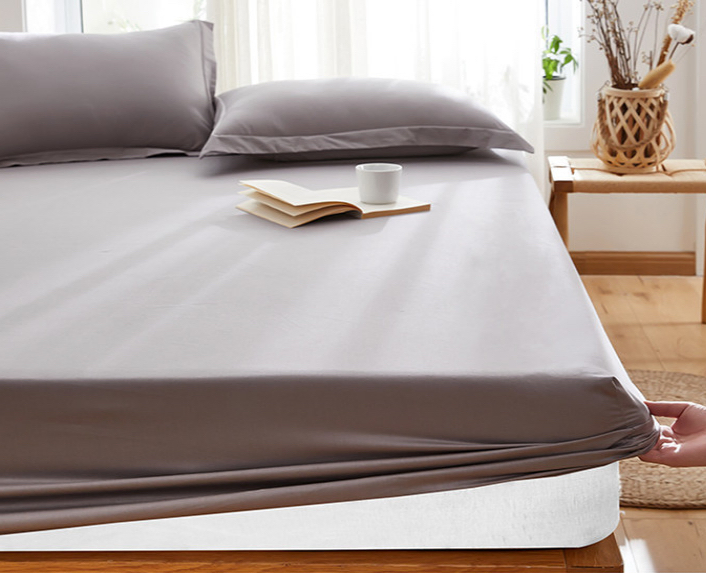 Cotton Pure Color Bed Cap Single Cotton Bedspread Single Double Mattress Cover Wholesale