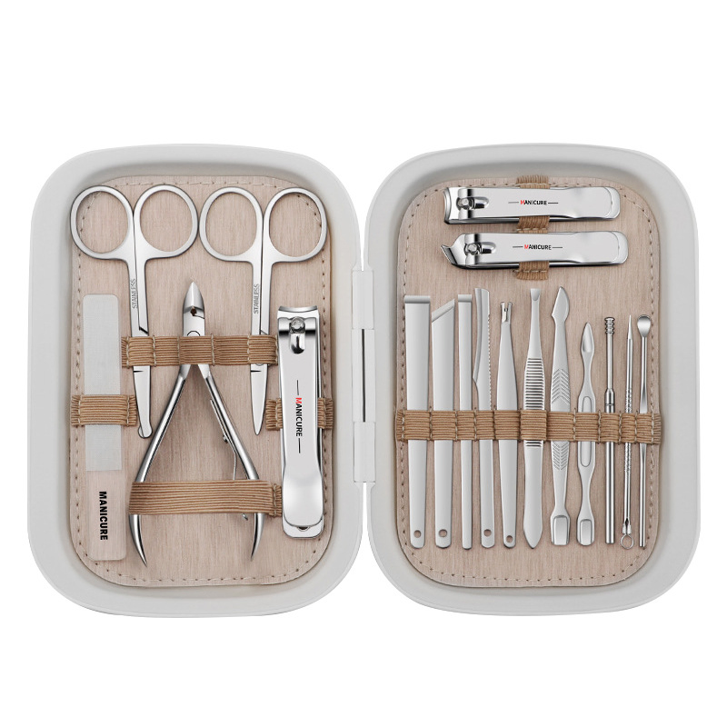 Nail Kit, Manicure Kit, Nail Care Kit, Manicure Pedicure Set, Nail Clippers Toenail Clippers Kit, Professional Manicure Kit Pedicure Kit, Green Travel