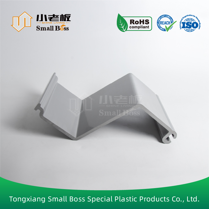 Composite Vinyl U Type Sheet Pile Extrusion Grey 10mm Thickness