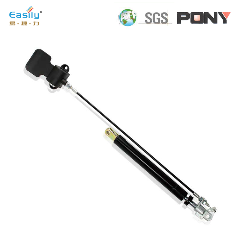 Lockable Gas Spring with Button