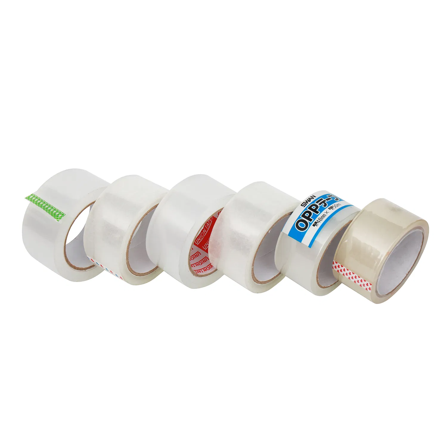 48mm 100y BOPP Water Activated Acrylic and Hot Melt Clear Adhesive Tape