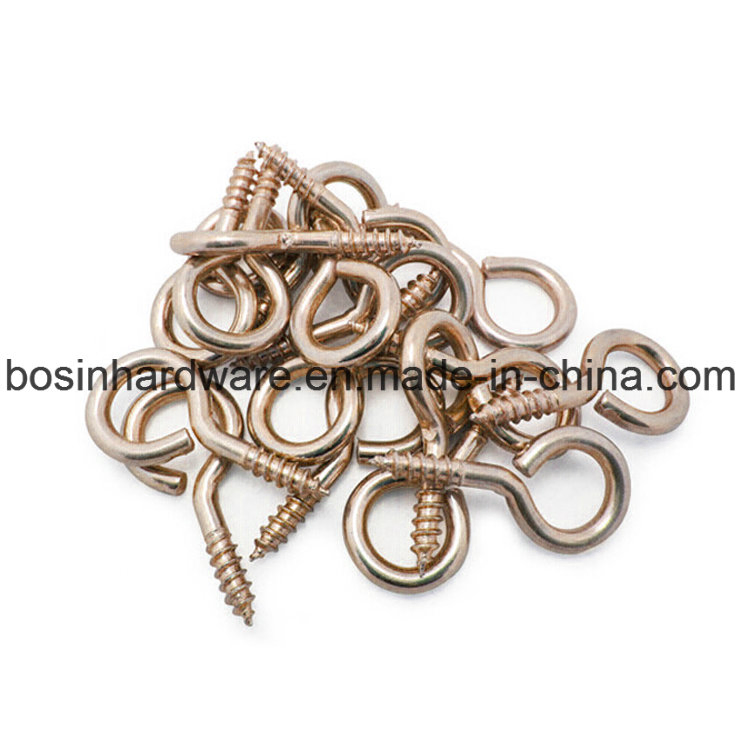 Solid Brass Metal Eye Screw