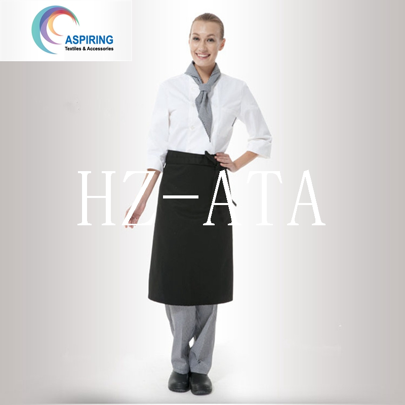 Custom High Quality Women's Beautician Waiter Apron with Pockets