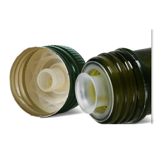 Outlet Dorica Dark Green Glass Botlle, Olive Oil Bottle