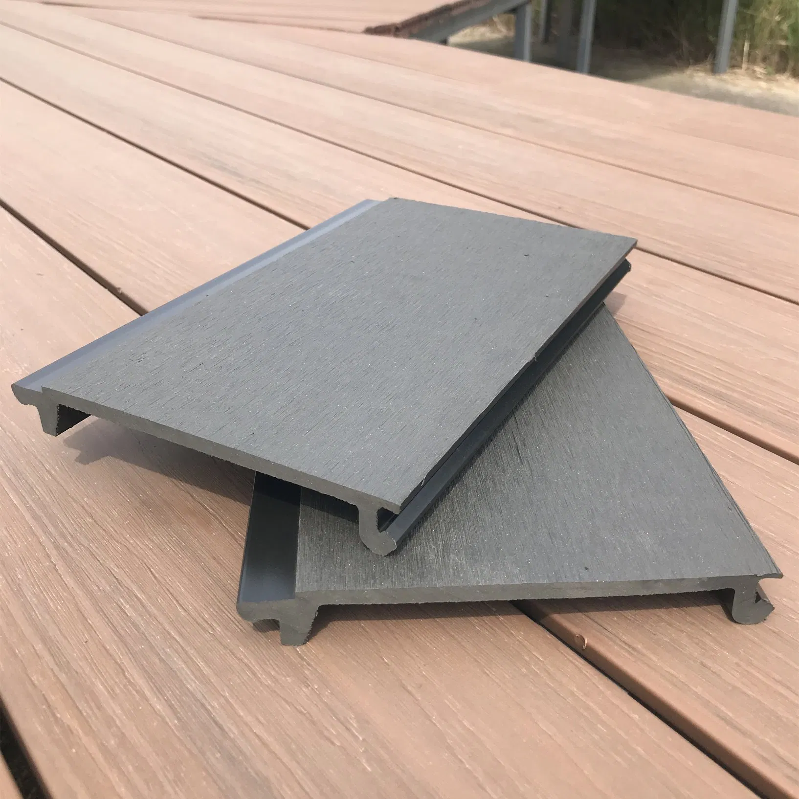 Exterior Waterproof WPC Wall Panel Anti UV WPC Wall Cladding Outdoor