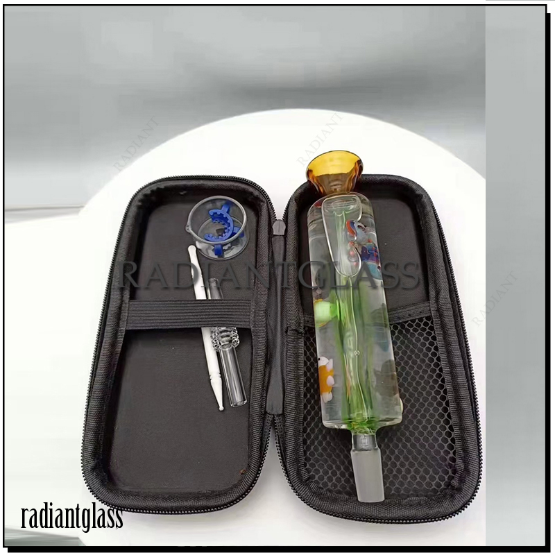 Oil Glycerin Smoking Pipes Coil Freezable Glass Water Pipes