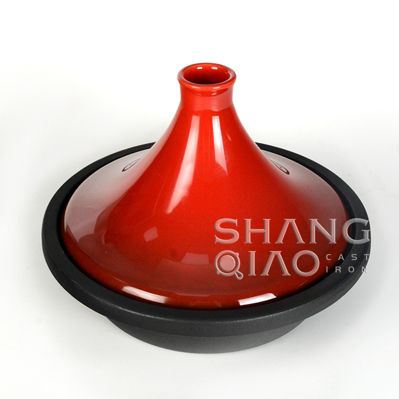 Марокканский тажин из эмалированного чугуна, 27 см